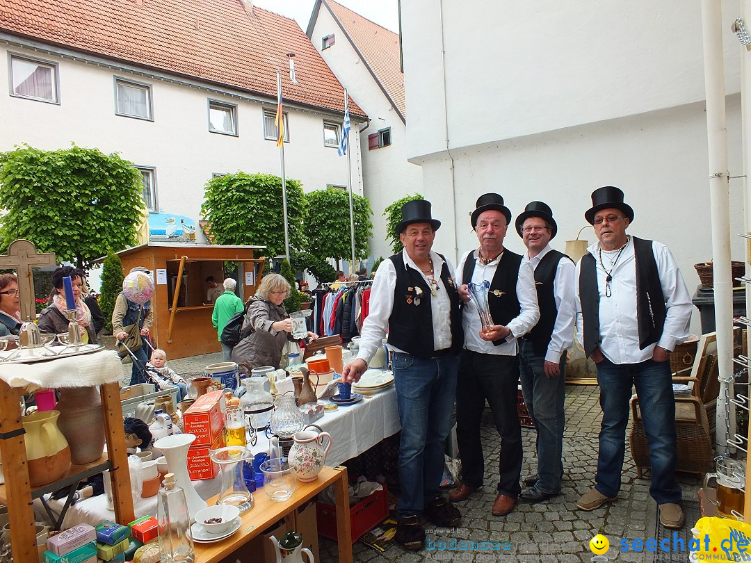 Flohmarkt in der Altstadt - Riedlingen am Bodensee, 17.05.2014