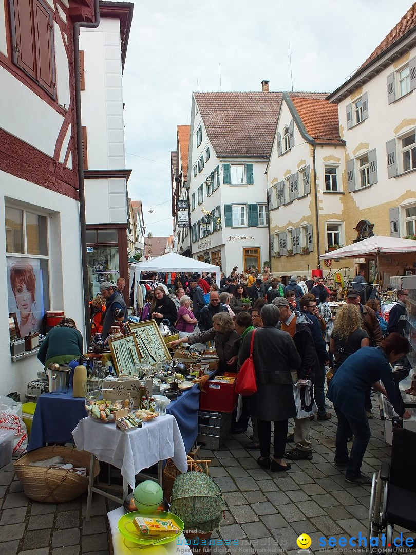 Flohmarkt in der Altstadt - Riedlingen am Bodensee, 17.05.2014