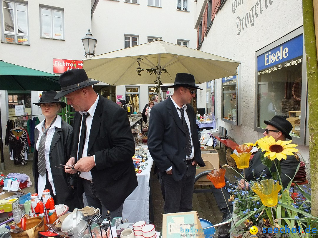 Flohmarkt in der Altstadt - Riedlingen am Bodensee, 17.05.2014
