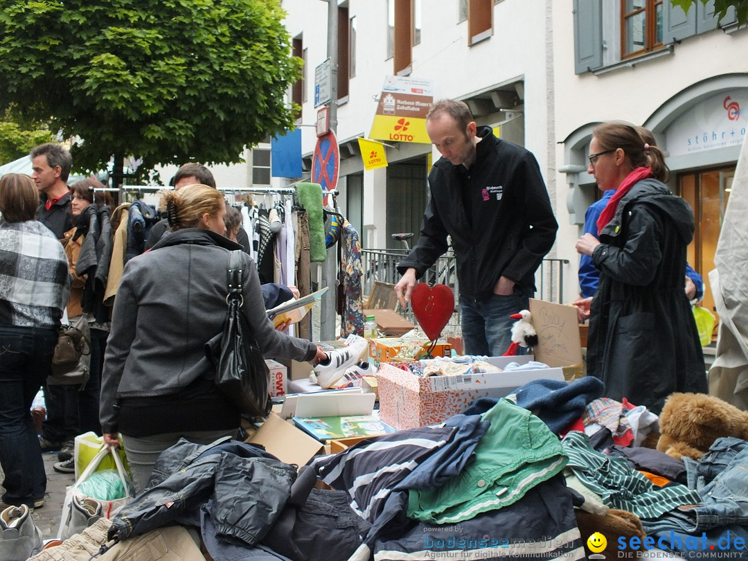 Flohmarkt in der Altstadt - Riedlingen am Bodensee, 17.05.2014