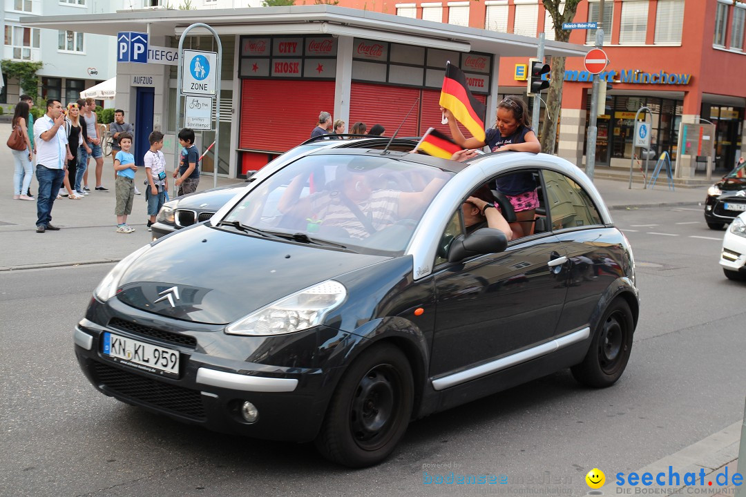WM 2014: Deutschland vs. Portugal: Singen am Bodensee, 16.06.2014