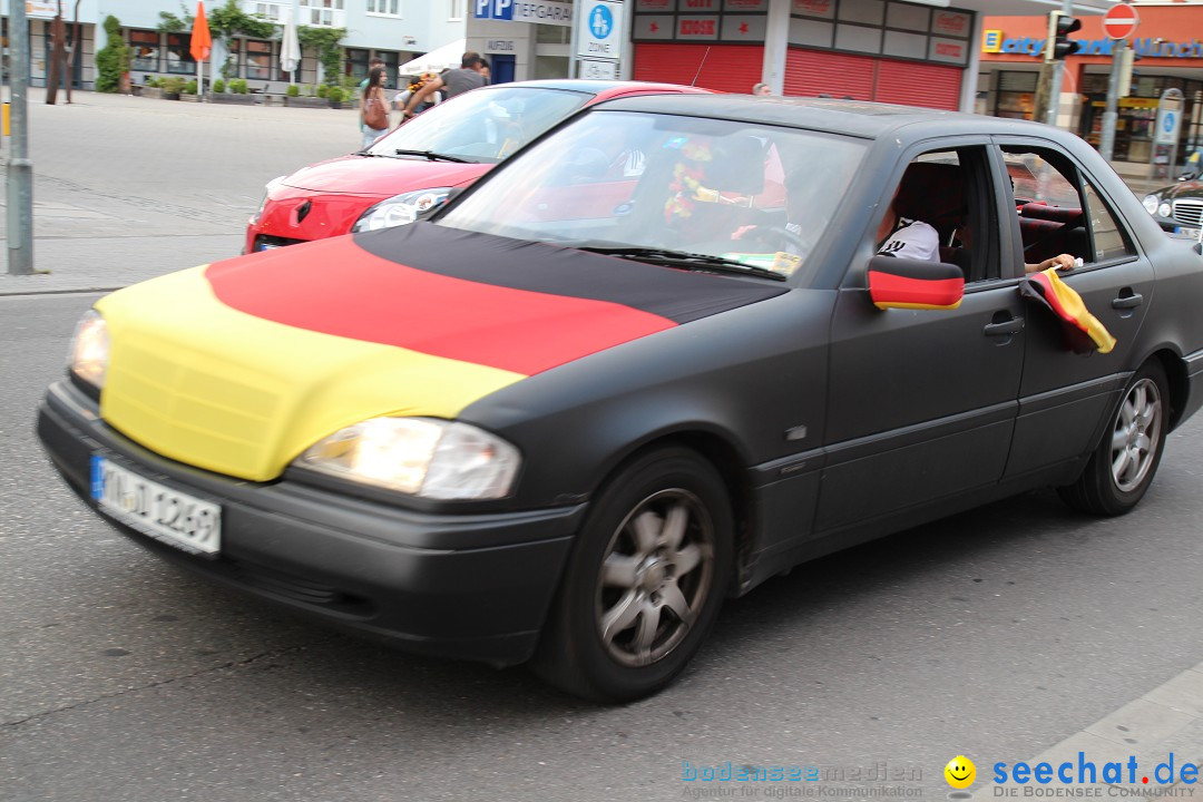 WM 2014: Deutschland vs. Portugal: Singen am Bodensee, 16.06.2014