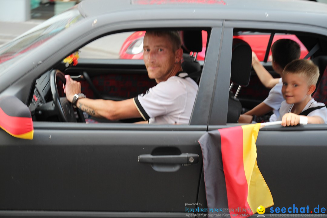 WM 2014: Deutschland vs. Portugal: Singen am Bodensee, 16.06.2014