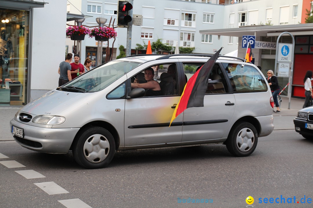 WM 2014: Deutschland vs. Portugal: Singen am Bodensee, 16.06.2014