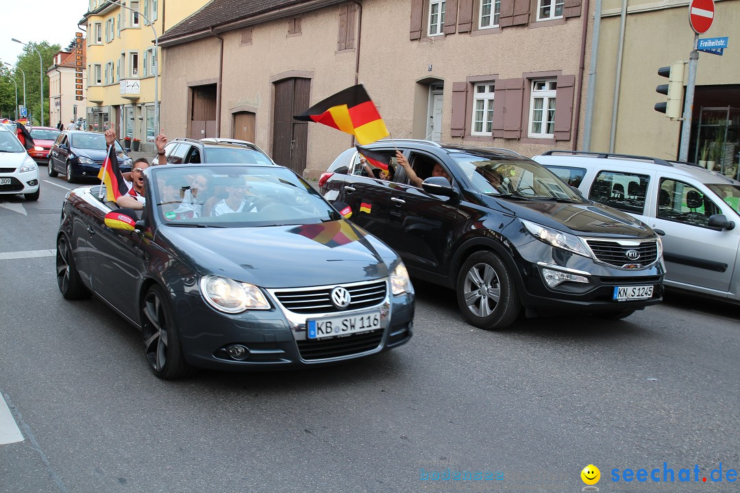 WM 2014: Deutschland vs. Portugal: Singen am Bodensee, 16.06.2014
