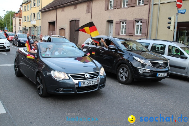 WM 2014: Deutschland vs. Portugal: Singen am Bodensee, 16.06.2014