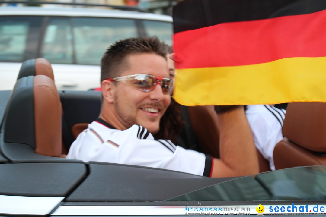 WM 2014: Deutschland vs. Portugal: Singen am Bodensee, 16.06.2014