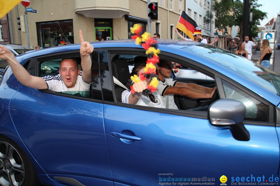 WM 2014: Deutschland vs. Portugal: Singen am Bodensee, 16.06.2014
