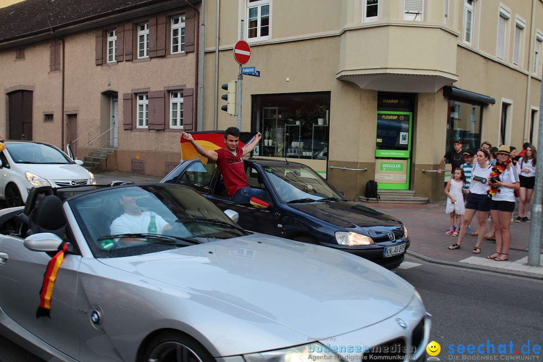 WM 2014: Deutschland vs. Portugal: Singen am Bodensee, 16.06.2014