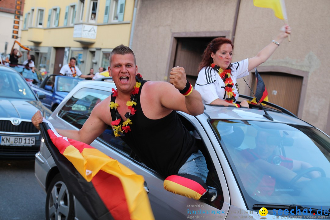 WM 2014: Deutschland vs. Portugal: Singen am Bodensee, 16.06.2014
