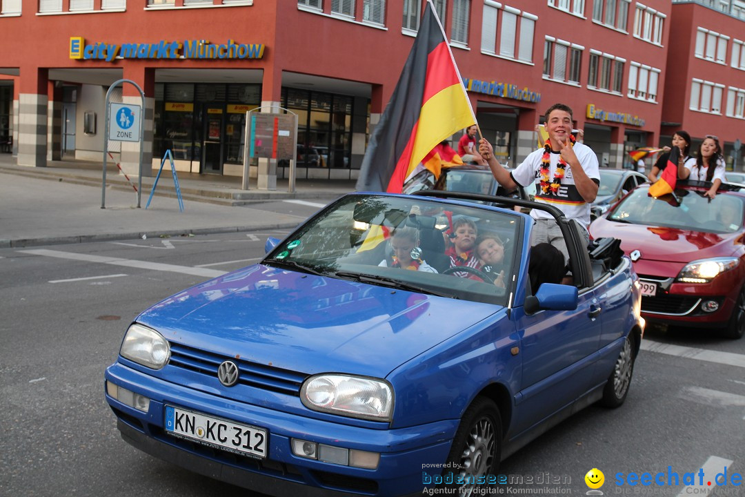 WM 2014: Deutschland vs. Portugal: Singen am Bodensee, 16.06.2014