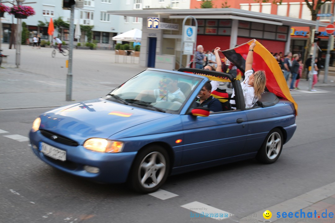 WM 2014: Deutschland vs. Portugal: Singen am Bodensee, 16.06.2014