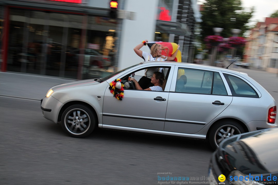 WM 2014: Deutschland vs. Portugal: Singen am Bodensee, 16.06.2014