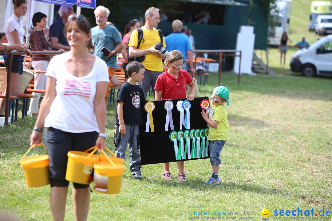 Reitturnier auf dem Ziegelhof in Dettingen-Wallhausen am Bodensee, 22.06.20