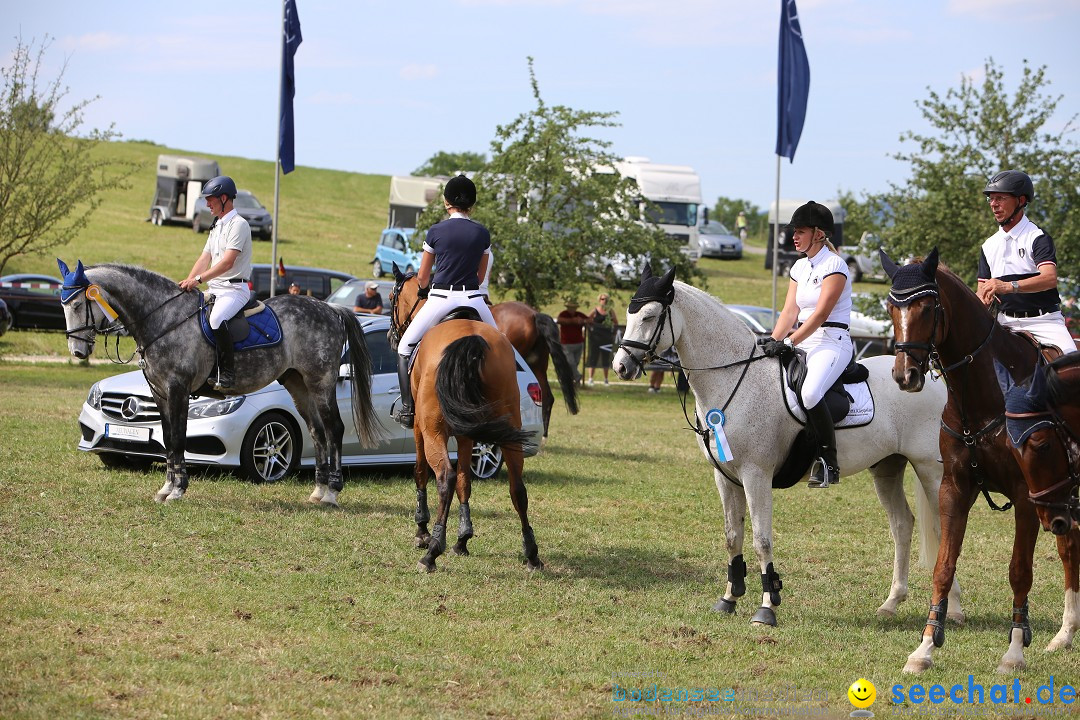 Reitturnier auf dem Ziegelhof in Dettingen-Wallhausen am Bodensee, 22.06.20