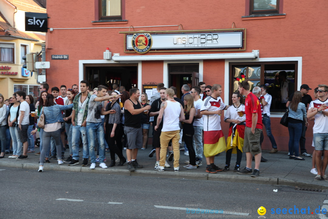 WM 2014 Public Viewing: Deutschland vs. USA: Aalen, 26.06.2014