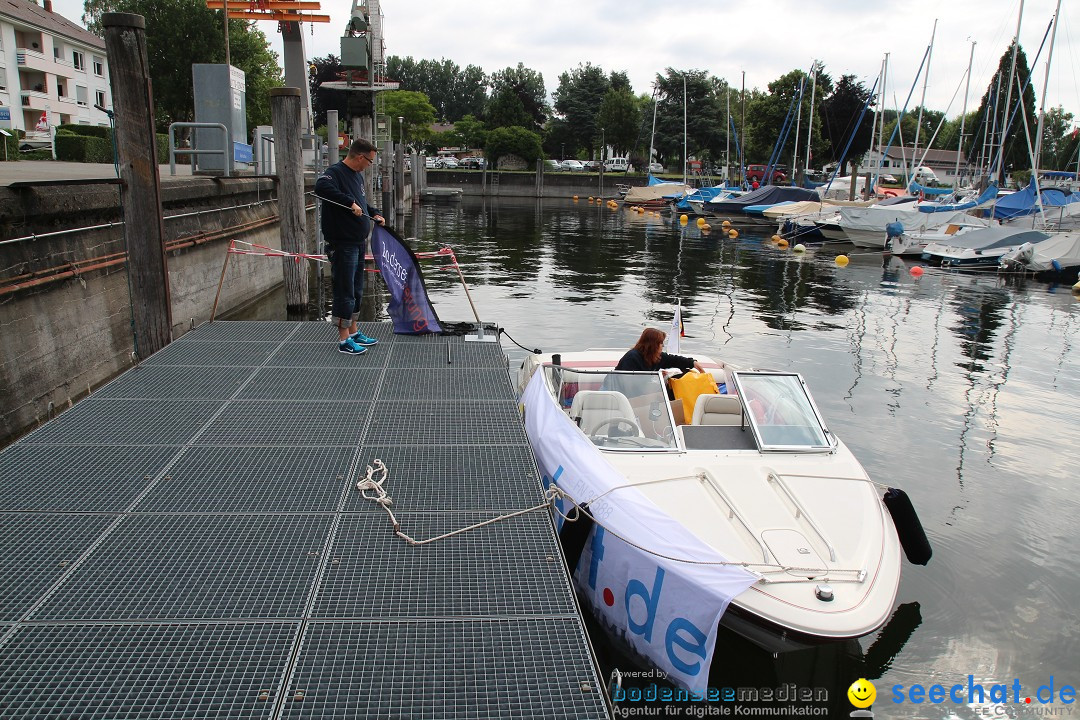 Bodenseequerung: Nathalie Pohl: Friedrichshafen - Romanshorn, 25.06.2014