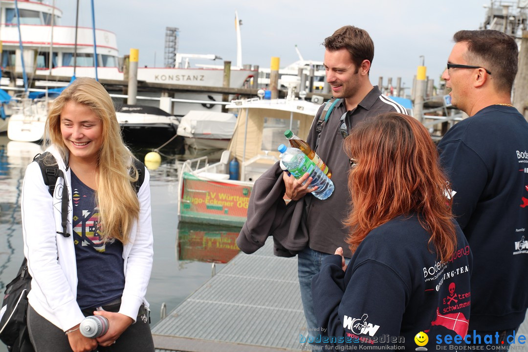 Bodenseequerung: Nathalie Pohl: Friedrichshafen - Romanshorn, 25.06.2014