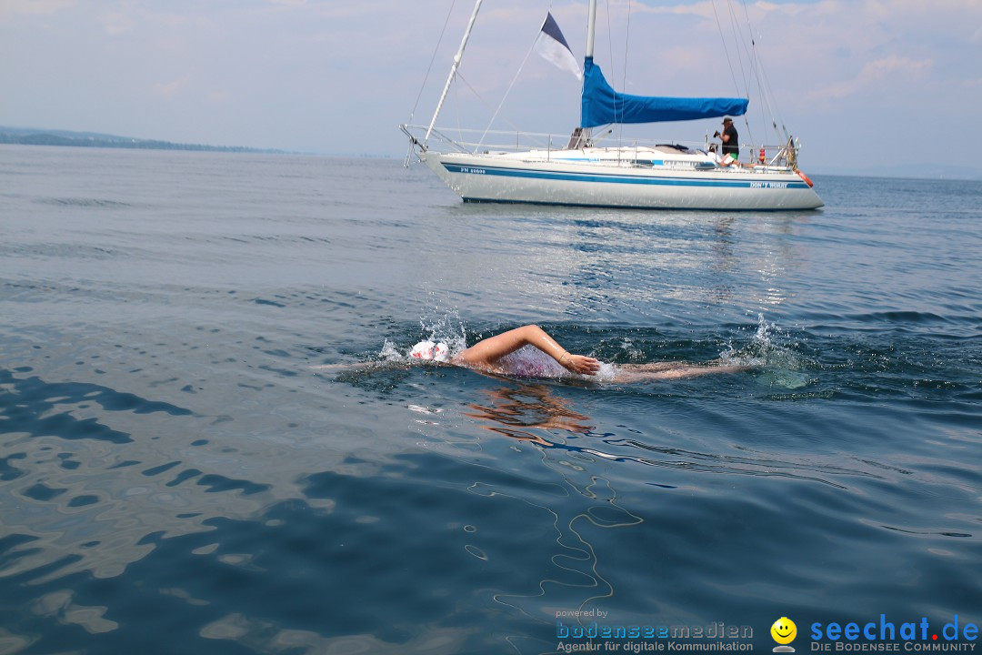Bodenseequerung: Nathalie Pohl: Friedrichshafen - Romanshorn, 25.06.2014