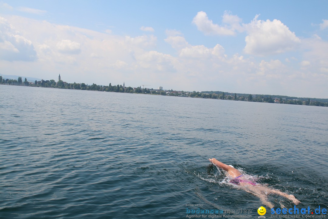 Bodenseequerung: Nathalie Pohl: Friedrichshafen - Romanshorn, 25.06.2014