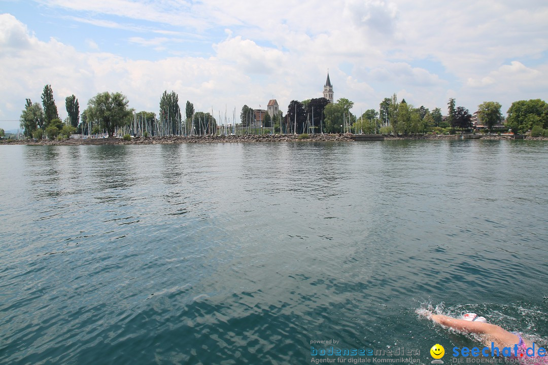 Bodenseequerung: Nathalie Pohl: Friedrichshafen - Romanshorn, 25.06.2014