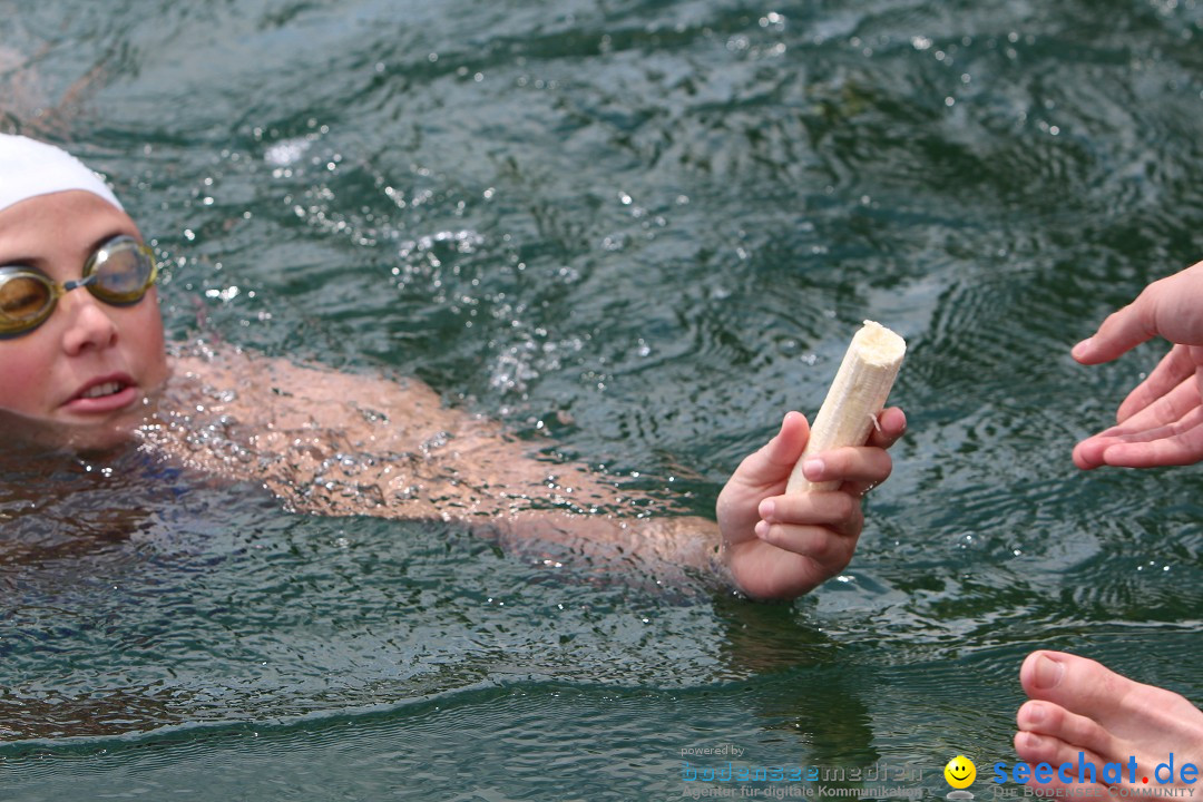 Bodenseequerung: Nathalie Pohl: Friedrichshafen - Romanshorn, 25.06.2014