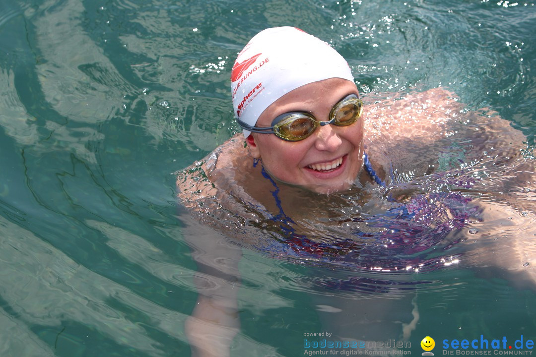 Bodenseequerung: Nathalie Pohl: Friedrichshafen - Romanshorn, 25.06.2014