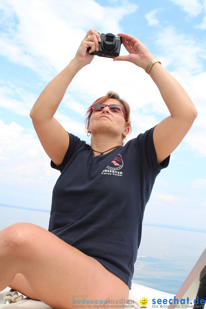 Bodenseequerung: Nathalie Pohl: Friedrichshafen - Romanshorn, 25.06.2014