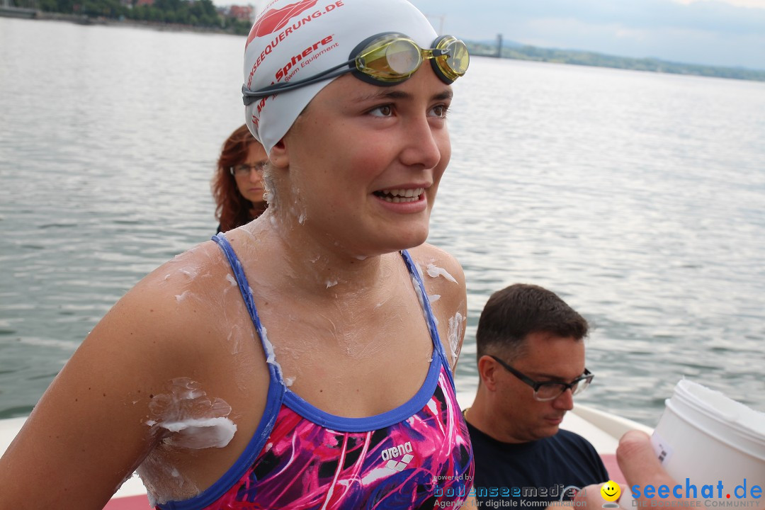 Bodenseequerung: Nathalie Pohl: Friedrichshafen - Romanshorn, 25.06.2014