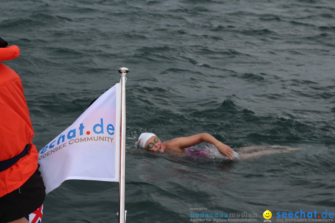 Bodenseequerung: Nathalie Pohl: Friedrichshafen - Romanshorn, 25.06.2014