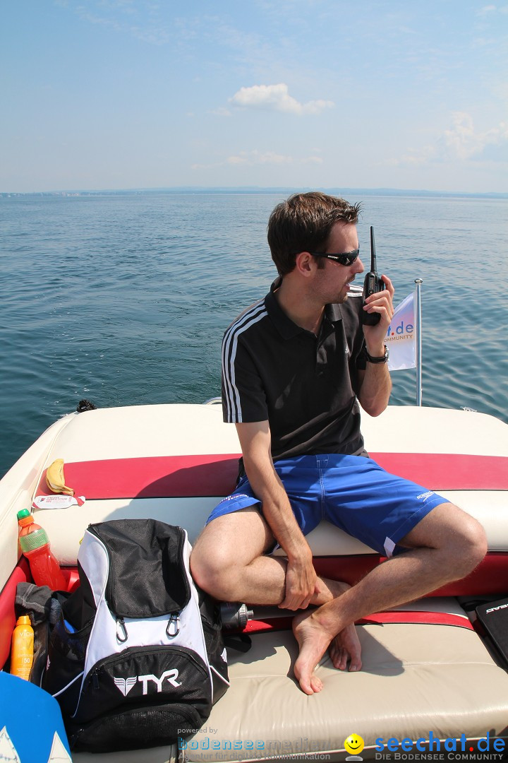 Bodenseequerung: Nathalie Pohl: Friedrichshafen - Romanshorn, 25.06.2014