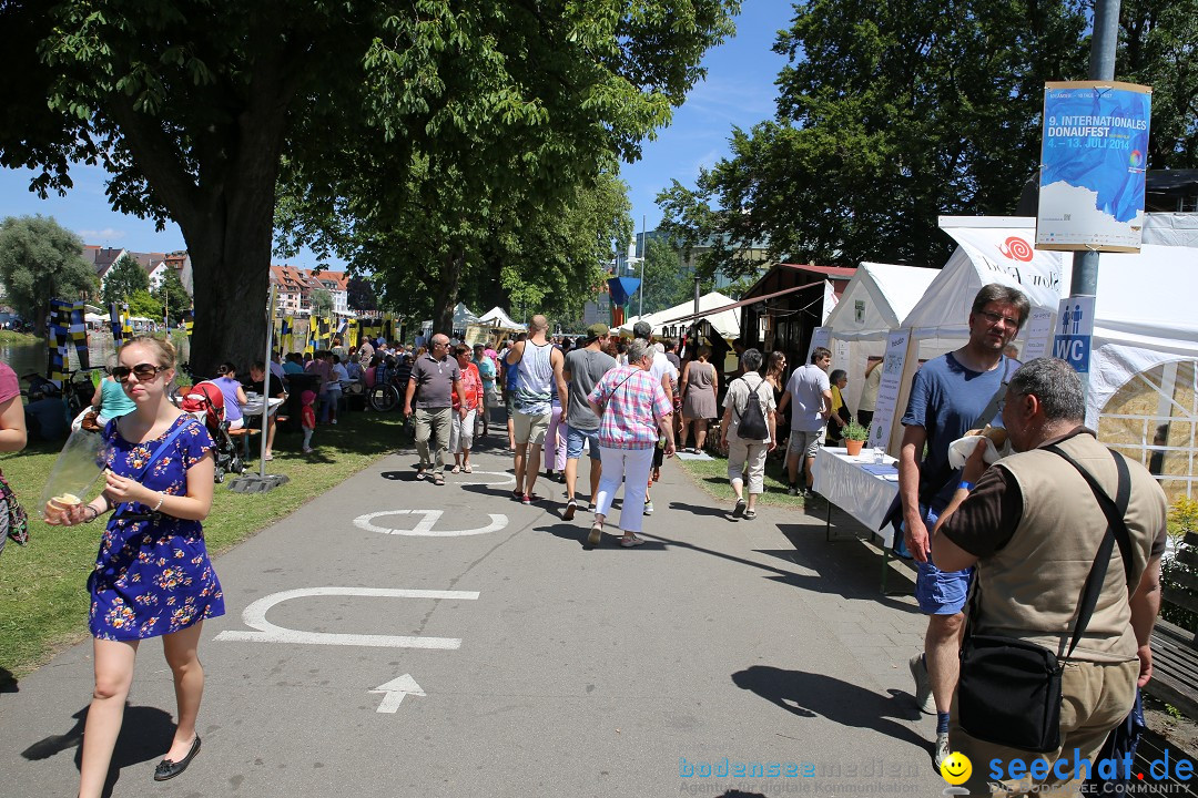 Internationales Donaufest: Ulm an der Donau, 06.07.2014