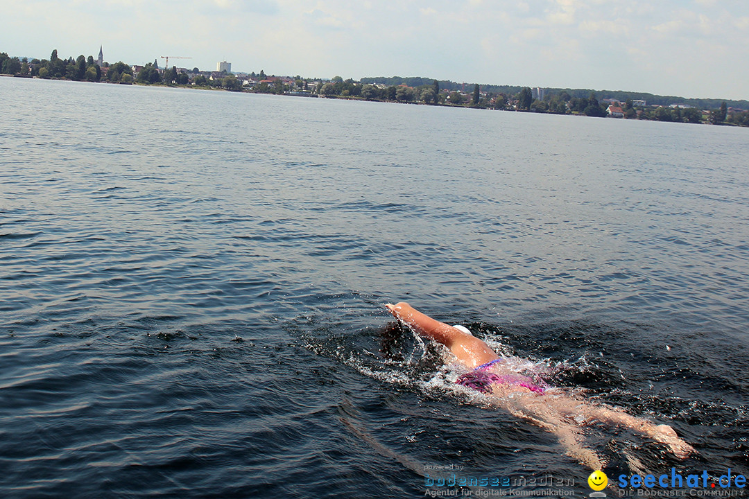 Bodenseequerung: Nathalie Pohl: Friedrichshafen - Romanshorn, 25.06.2014