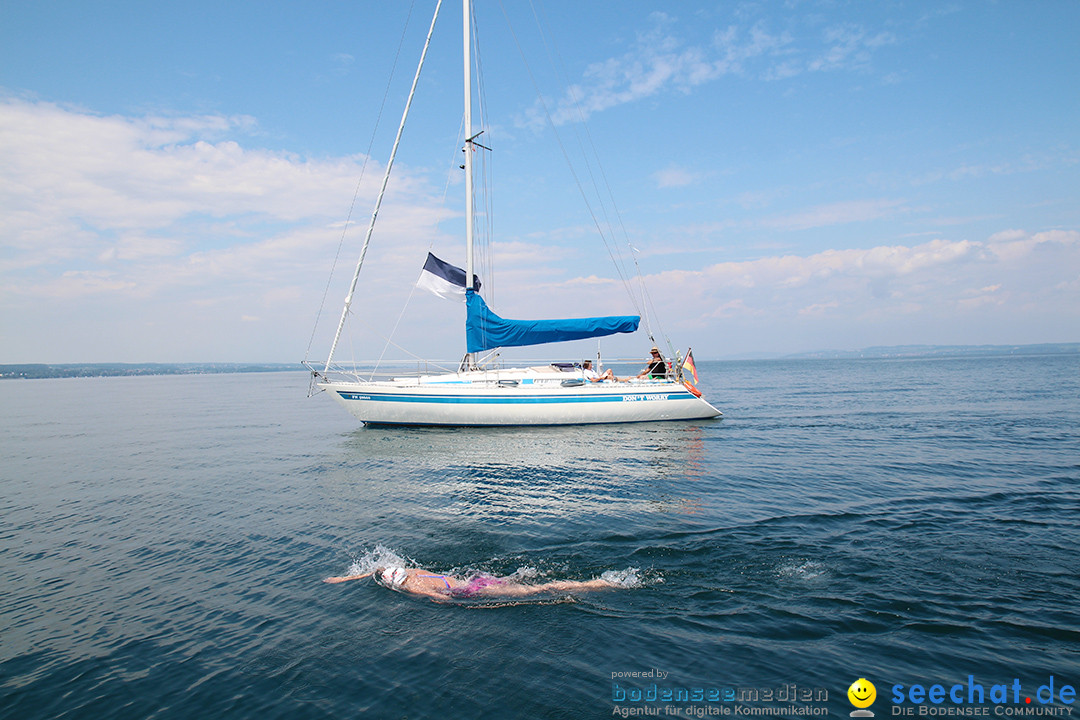 Bodenseequerung: Nathalie Pohl: Friedrichshafen - Romanshorn, 25.06.2014
