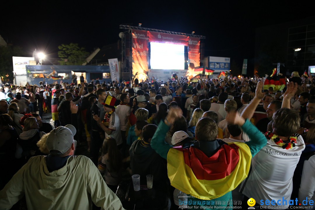 Weltmeister - Deutschland - WM2014: Singen am Bodensee, 13.07.2014