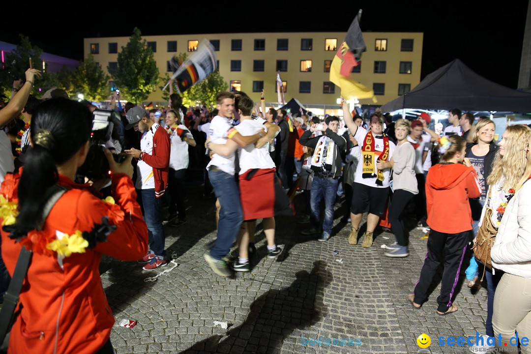 Weltmeister - Deutschland - WM2014: Singen am Bodensee, 13.07.2014