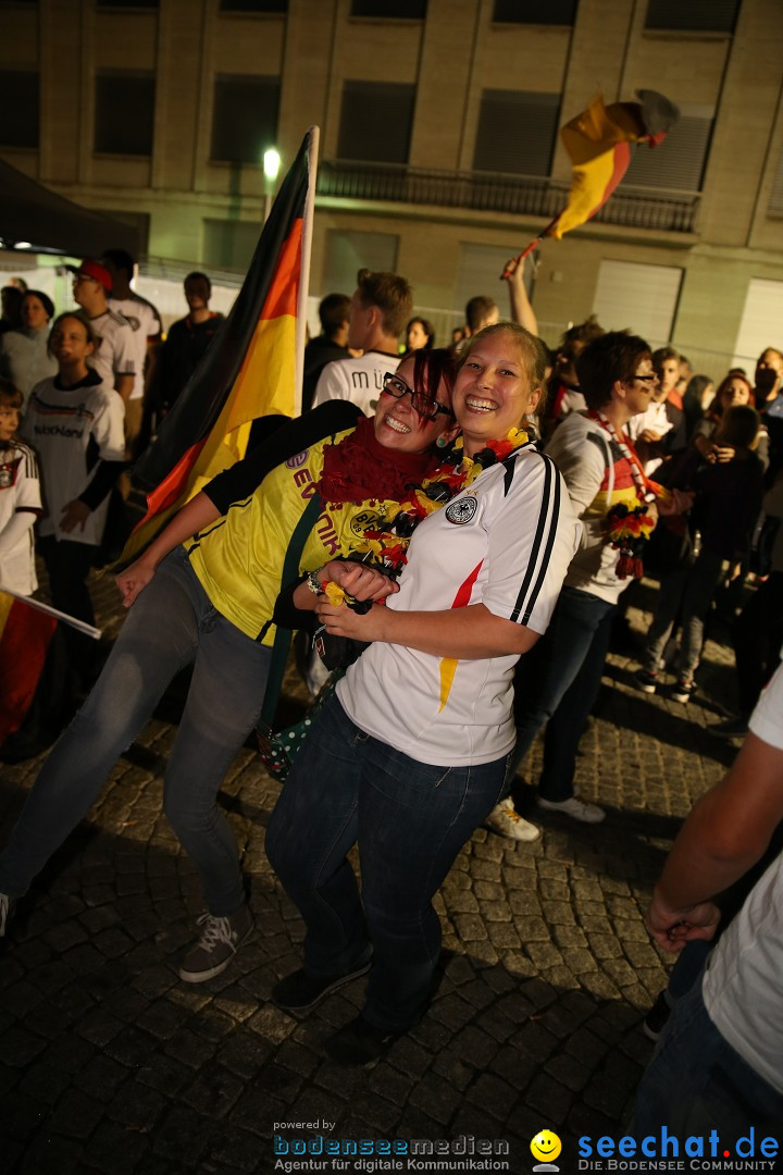 Weltmeister - Deutschland - WM2014: Singen am Bodensee, 13.07.2014
