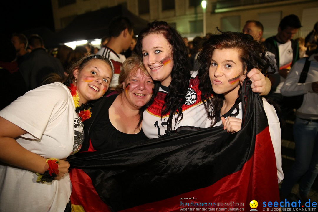 Weltmeister - Deutschland - WM2014: Singen am Bodensee, 13.07.2014