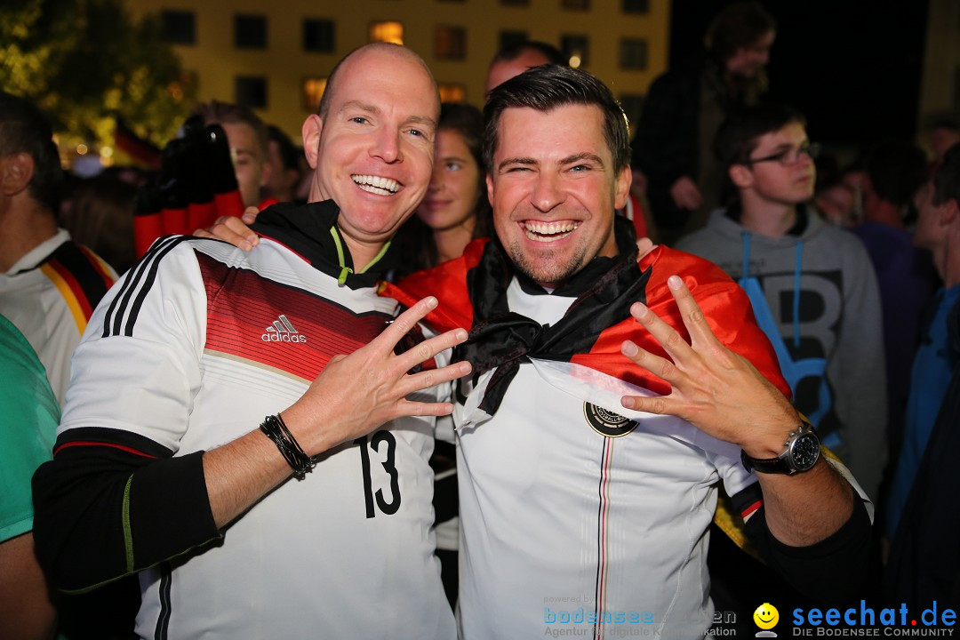 Weltmeister - Deutschland - WM2014: Singen am Bodensee, 13.07.2014
