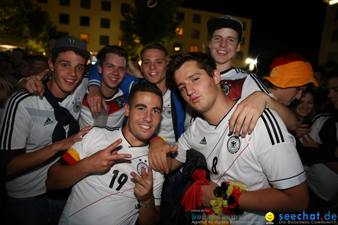 Weltmeister - Deutschland - WM2014: Singen am Bodensee, 13.07.2014