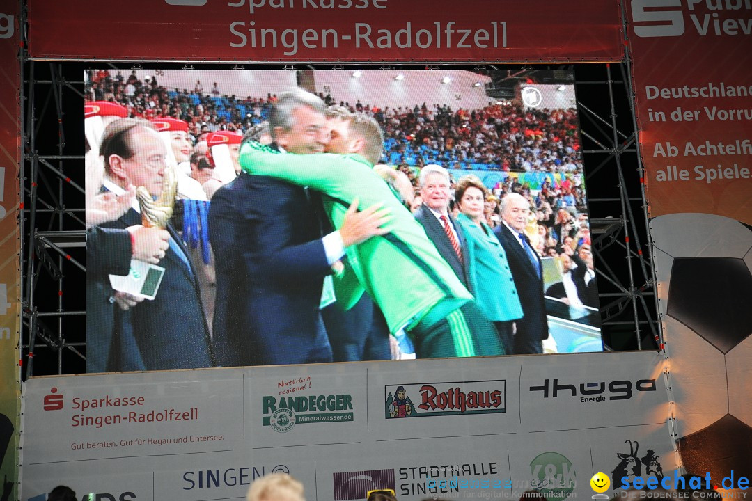 Weltmeister - Deutschland - WM2014: Singen am Bodensee, 13.07.2014