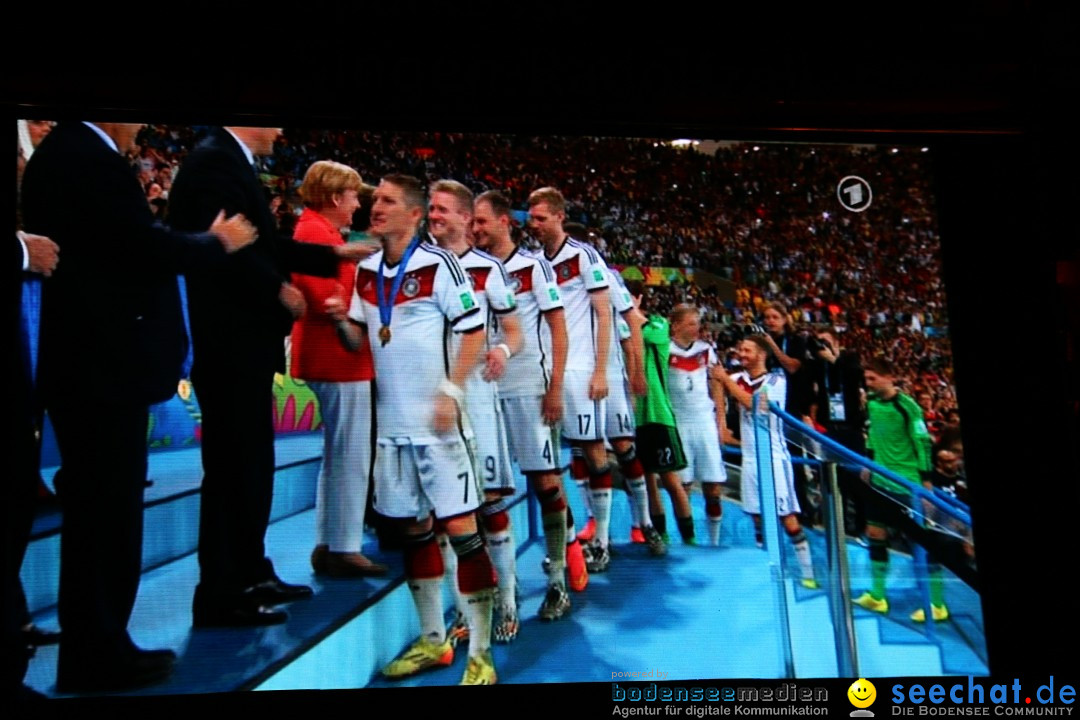 Weltmeister - Deutschland - WM2014: Singen am Bodensee, 13.07.2014