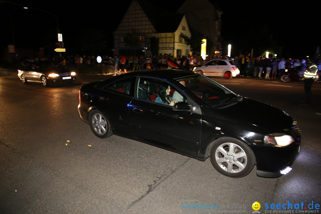 Weltmeister - Deutschland - WM2014: Singen am Bodensee, 13.07.2014