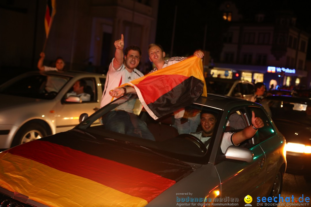Weltmeister - Deutschland - WM2014: Singen am Bodensee, 13.07.2014