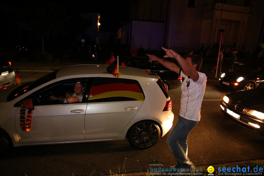 Weltmeister - Deutschland - WM2014: Singen am Bodensee, 13.07.2014