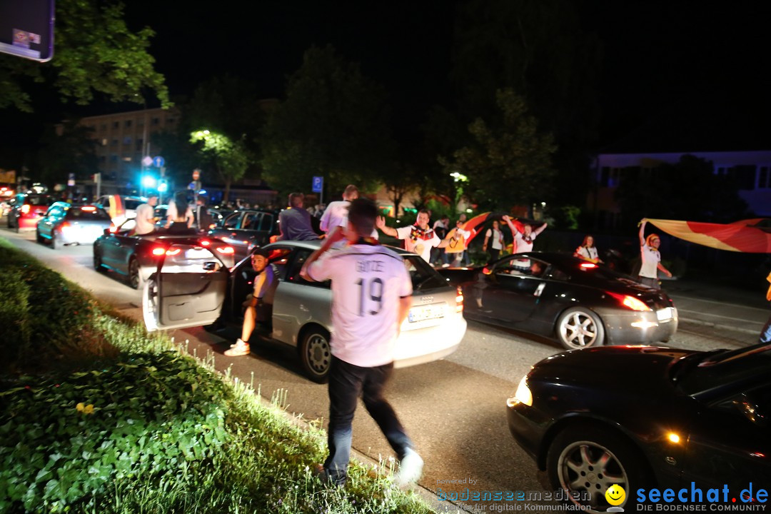 Weltmeister - Deutschland - WM2014: Singen am Bodensee, 13.07.2014