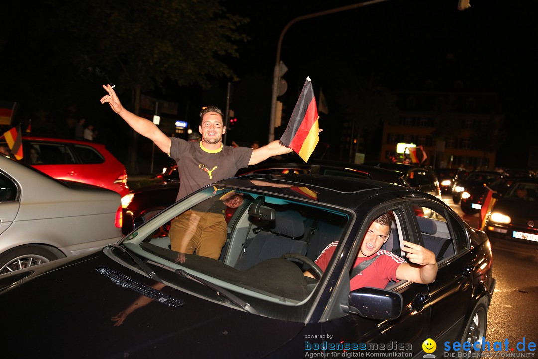 Weltmeister - Deutschland - WM2014: Singen am Bodensee, 13.07.2014