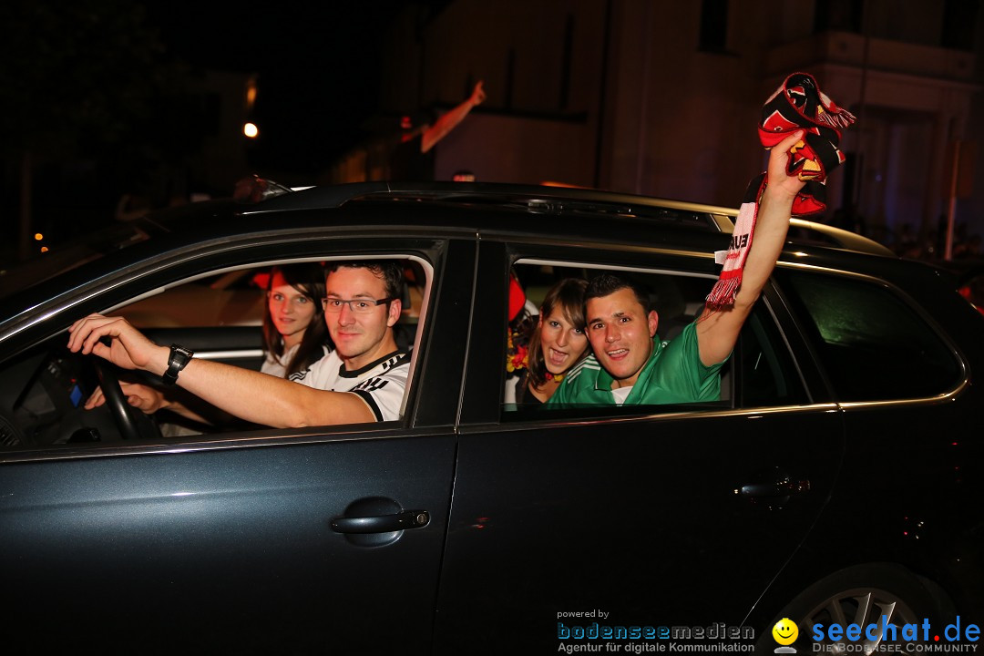 Weltmeister - Deutschland - WM2014: Singen am Bodensee, 13.07.2014