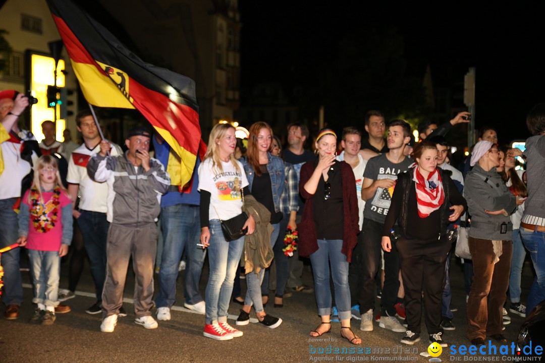 Weltmeister - Deutschland - WM2014: Singen am Bodensee, 13.07.2014