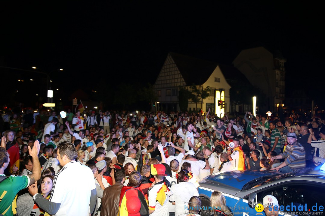 Weltmeister - Deutschland - WM2014: Singen am Bodensee, 13.07.2014